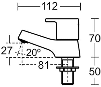 Ideal Standard B1146AA Calista Basin Pillar taps, Chrome