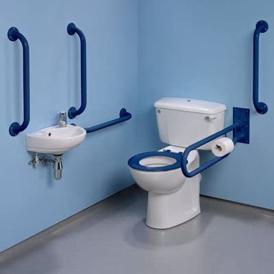 Twyford PK8184BE Blue Doc M Value Pack, Bathroom