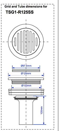 McAlpine 75mm Water Seal Trapped Gully TSG1-R125SS