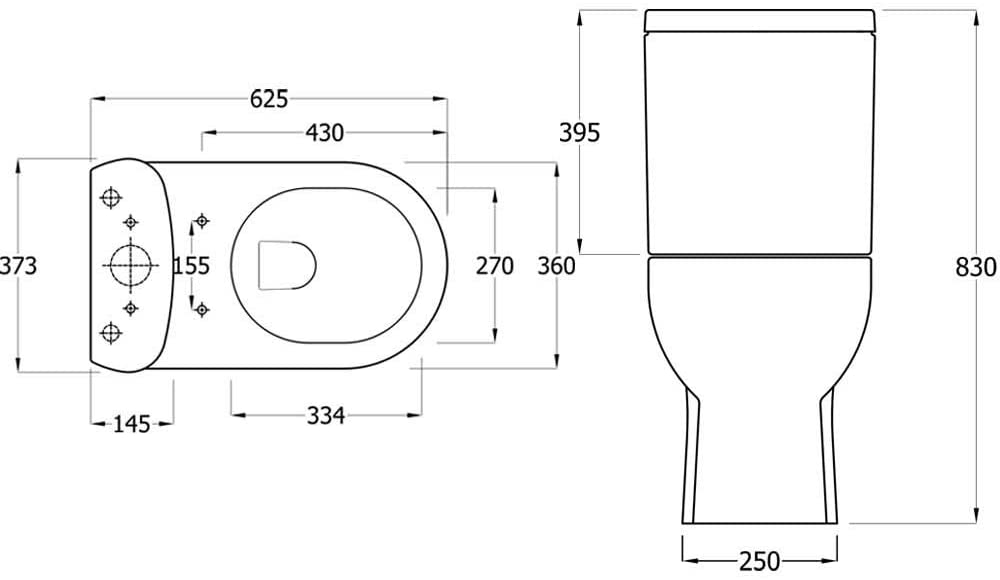Synergy Tilly Close Coupled Cistern SY-TIL08