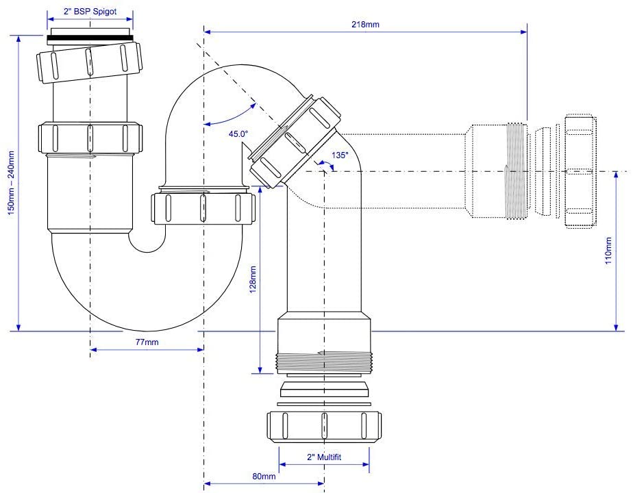 McAlpine Tubular Swivel All One Trap MCALPINE-ZP10