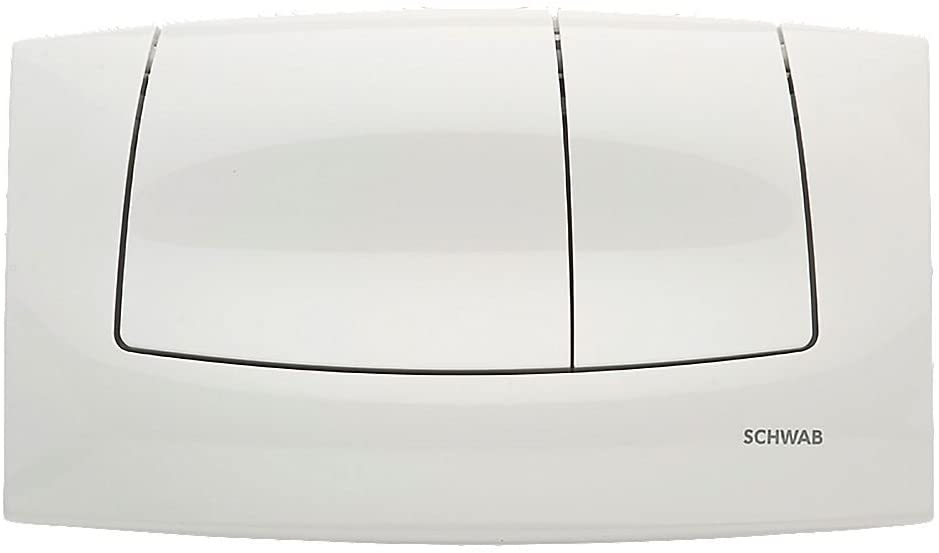 Fluidmaster Schwab Onda 227693 Dual-Flush Flushing Plate White