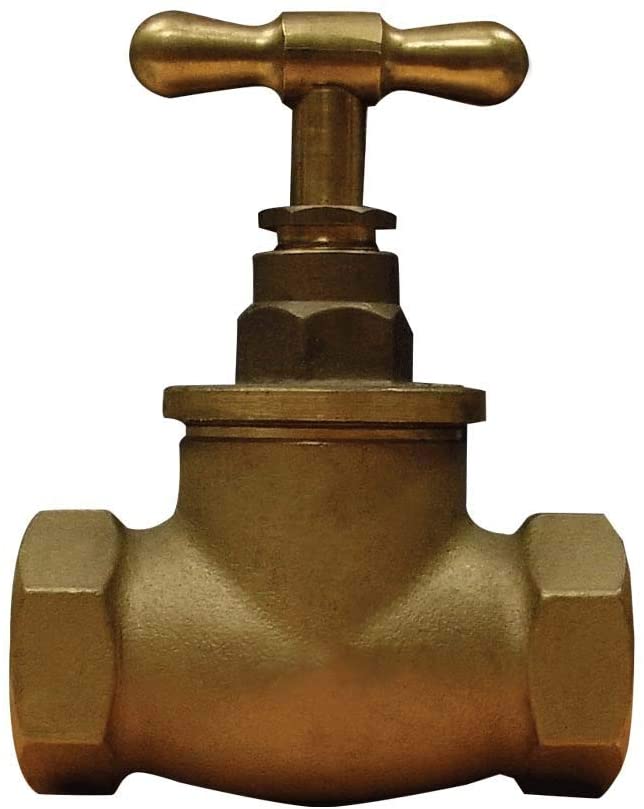 ARLEY 121-15 1/2in Matt Brass Female x Female Stopcock