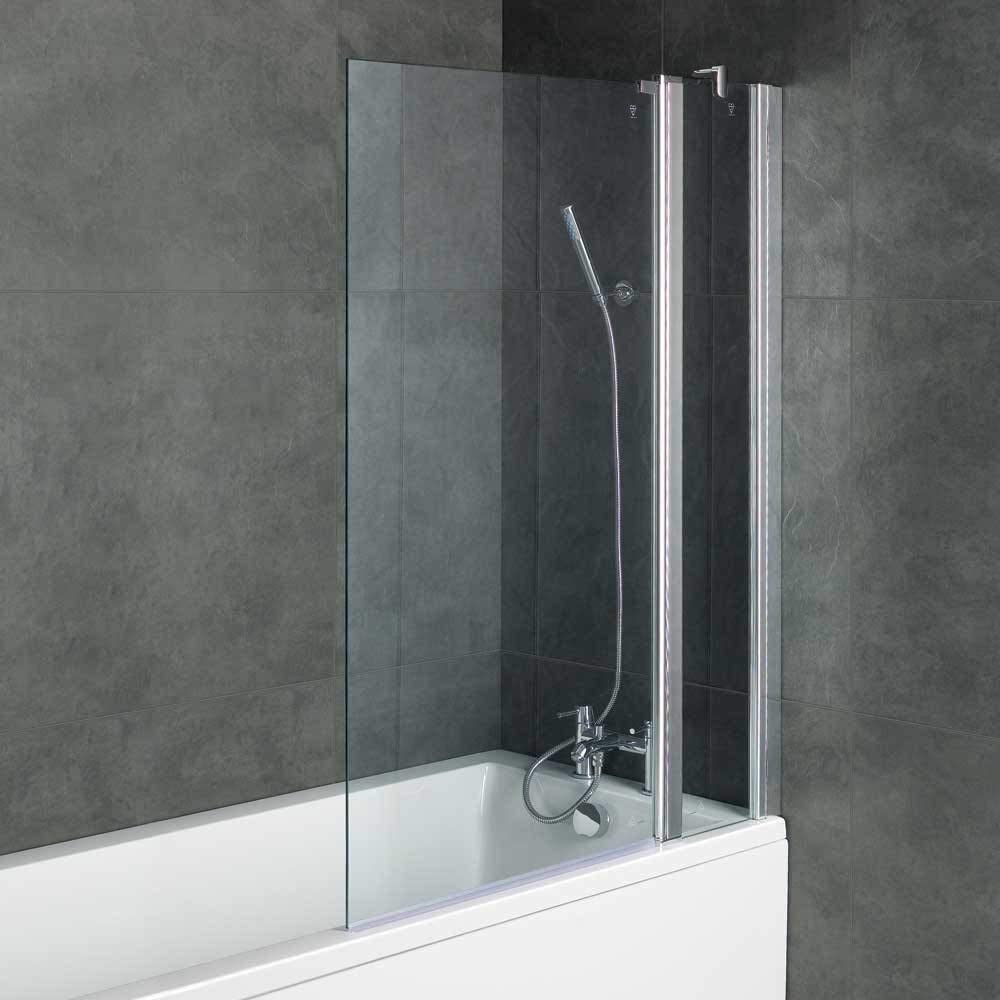 Arley Ralus6 Extended 2 Piece Square Bath Screen & Panel 2381500SQEXT-SH