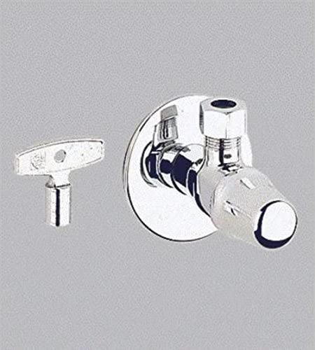 Grohe Angle Valve with 1/2åÊInch Socket Wrench. Chrome-Plated, 22917000