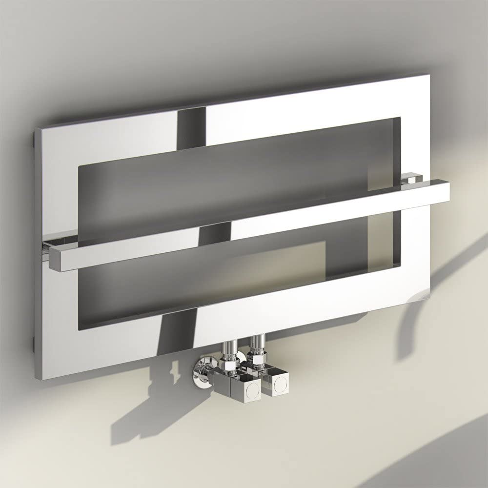 Reina Breno Chrome Designer Radiator | 350 x 700 | Heated Towel Rail | RND-BO1