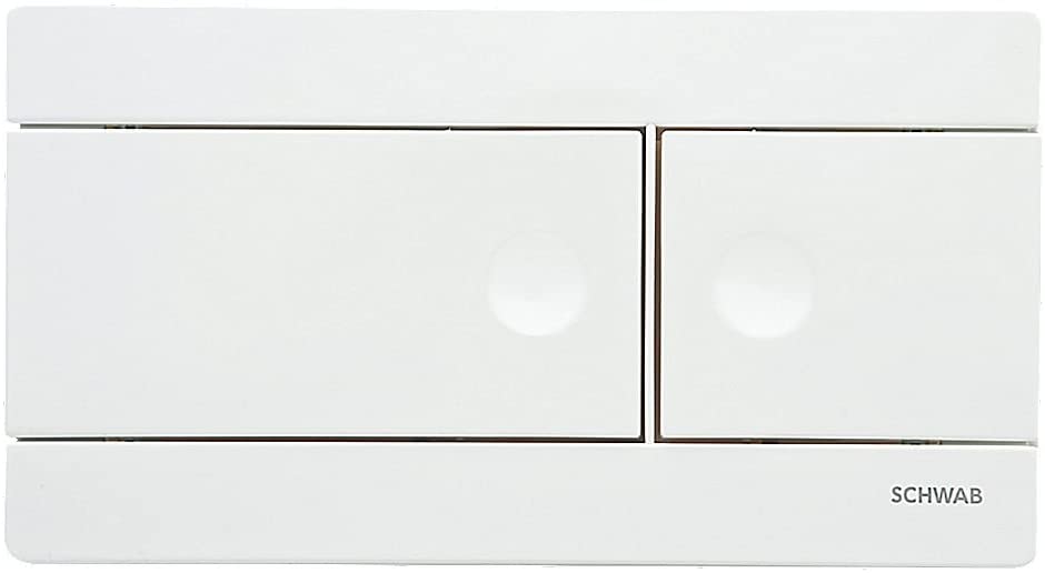 Fluidmaster Schwab Line 360160 Dual-Flush Flushing Plate White