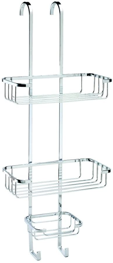 Croydex Stainless Steel Over Hook 3 Tier Basket