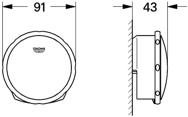 GROHE 19952000 | Talentofill Inlet and Pop-Up Waste System