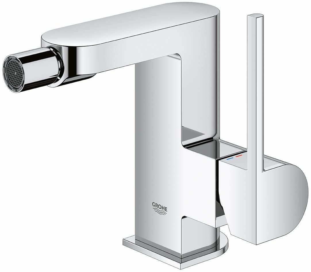 GROHE Plus one-hand bidet mixer, DN 15, with pop-up waste, colour: super steel - 33241DC3