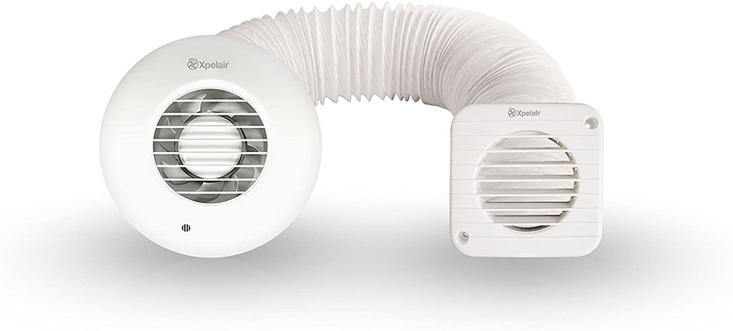 Xpelair 93086aw Simply Silent Shower Fan Complete, Cool White