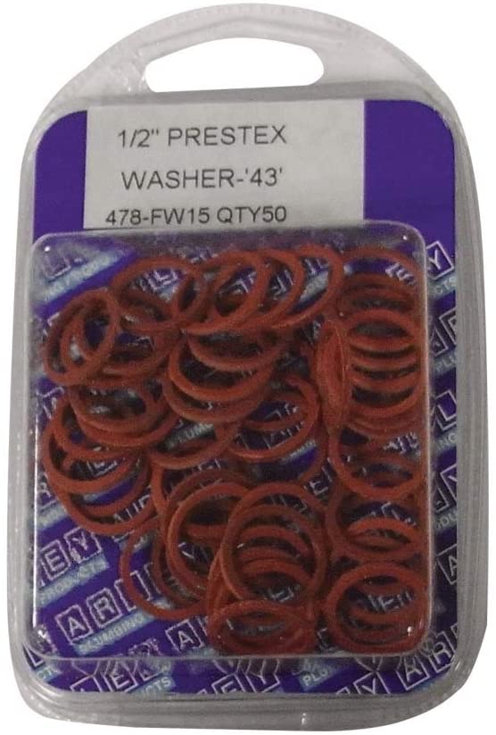 ARLEY FW15 1/2" Prestex RED Fibre Washer Pack of 50