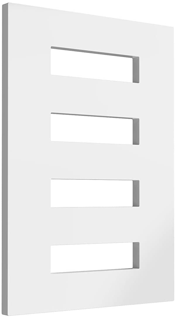 Reina Fondi Steel White Designer Towel Radiator 855mm x 600mm - Central Heating