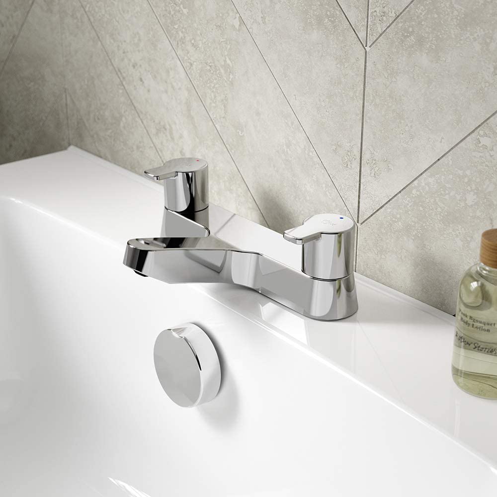 Ideal Standard B1151AA Calista Dual Control Two Hole Bath Filler, Chrome