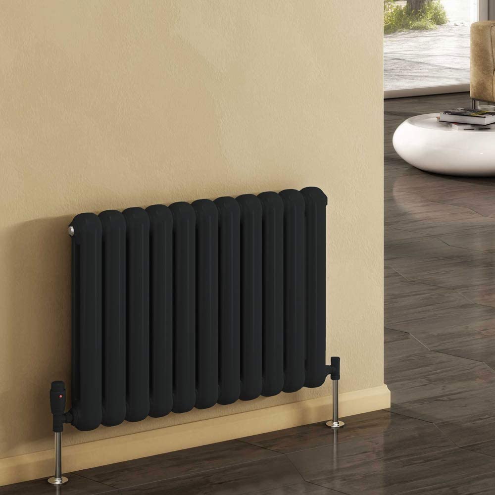 Reina Coneva Anthracite Horizontal Designer Radiators