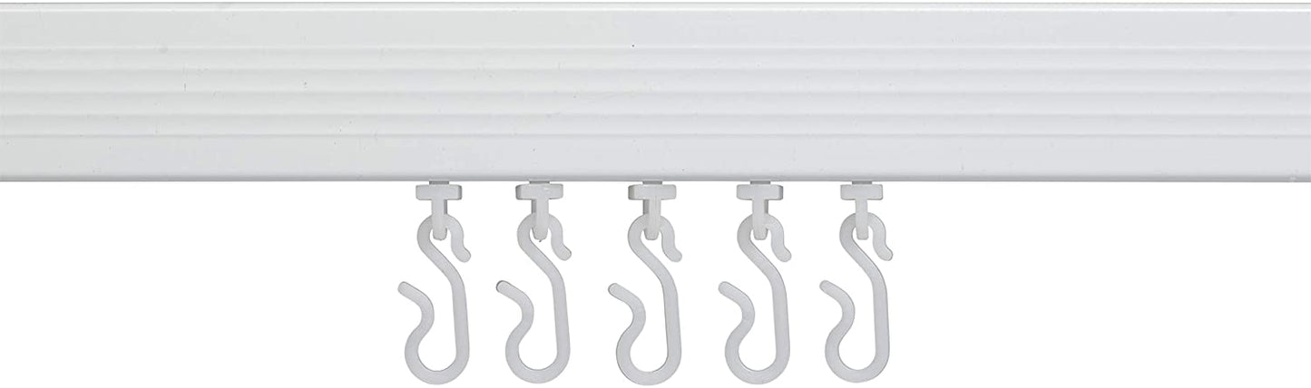 Croydex 2 m Bendy Rail, White