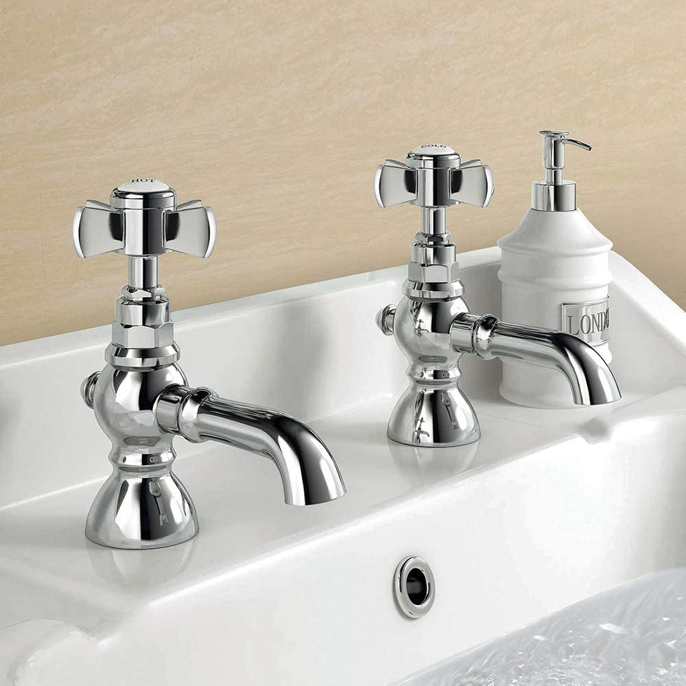 Synergy Henbury WG Chrome Basin Taps