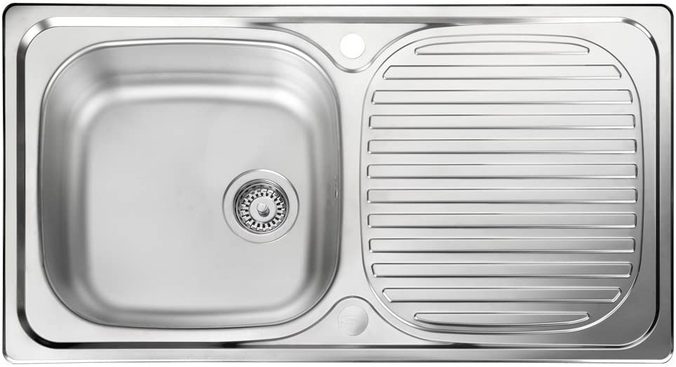Leisure Linear LR9501XS 950x508mm Stainless Steel Large Bowl Kitchen Sink+Wastes