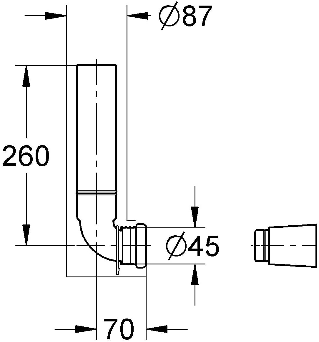 Grohe 43908000 Cistern Fitting