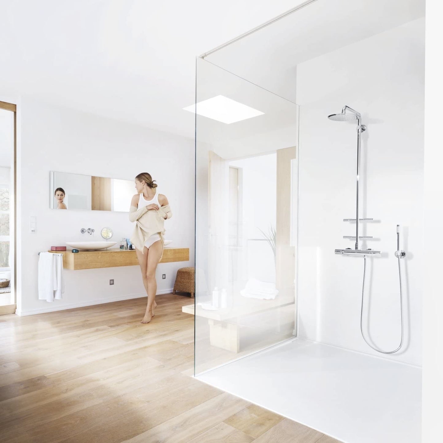 GROHE Rainshower 400 Shower System with Thermostat