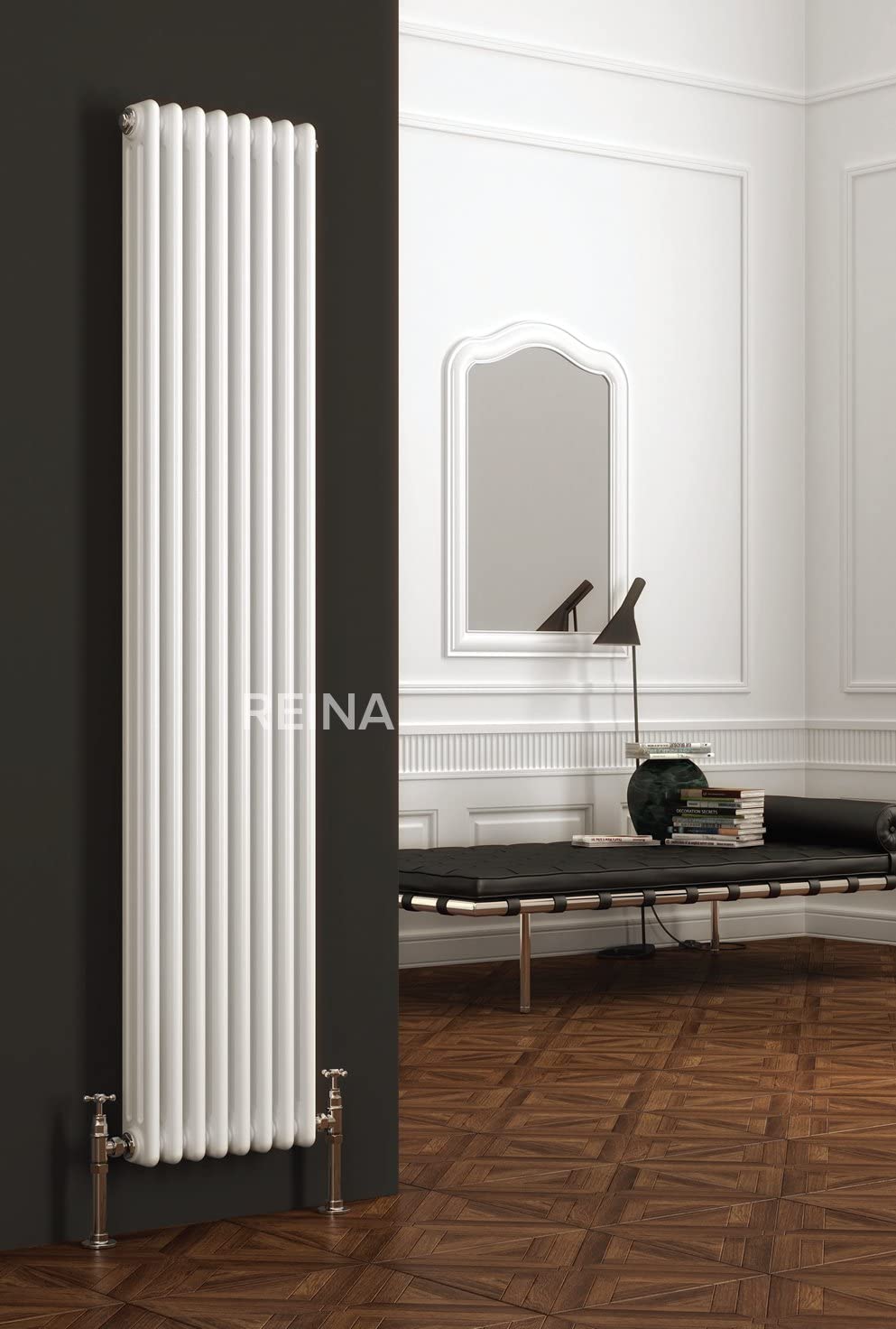 Reina Colona 2 Column White Designer Radiator | 500 x 785 | 2/C517