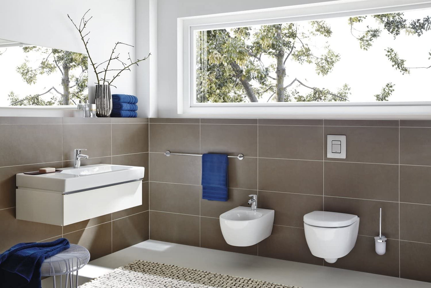 GROHE 33565002 Eurostyle Cosmopolitan Bidet Tap (Pop-Up Waste and Standard Spout)