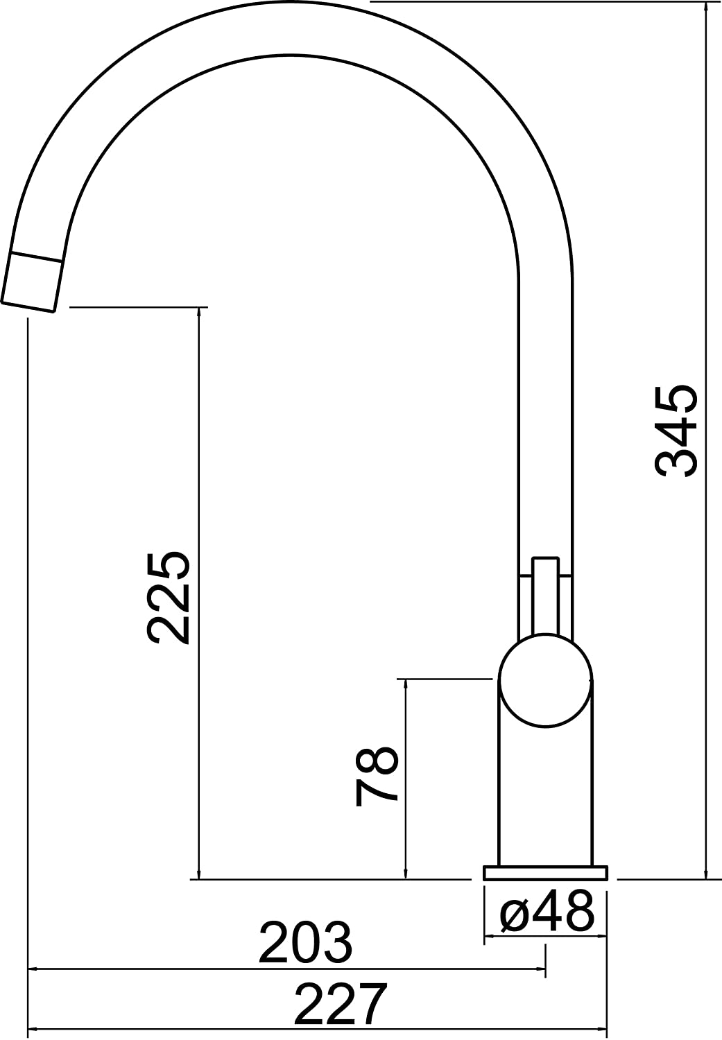 Trisen Phireo TK016 Two Handle Kitchen Sink Mixer