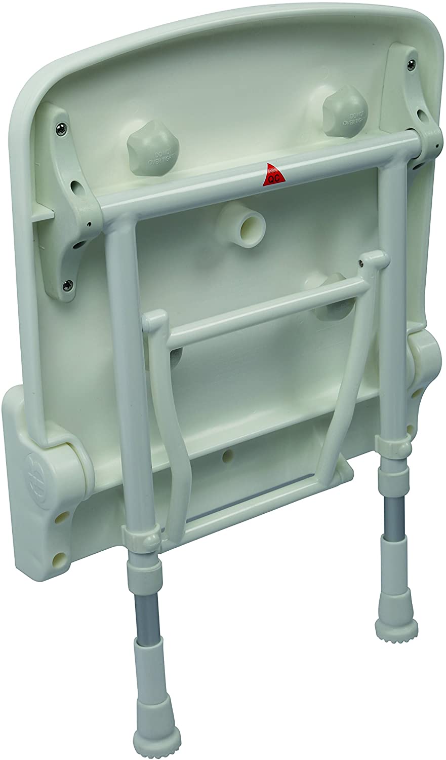 Croydex Wall Mounted Shower Chair with fold down legs, White