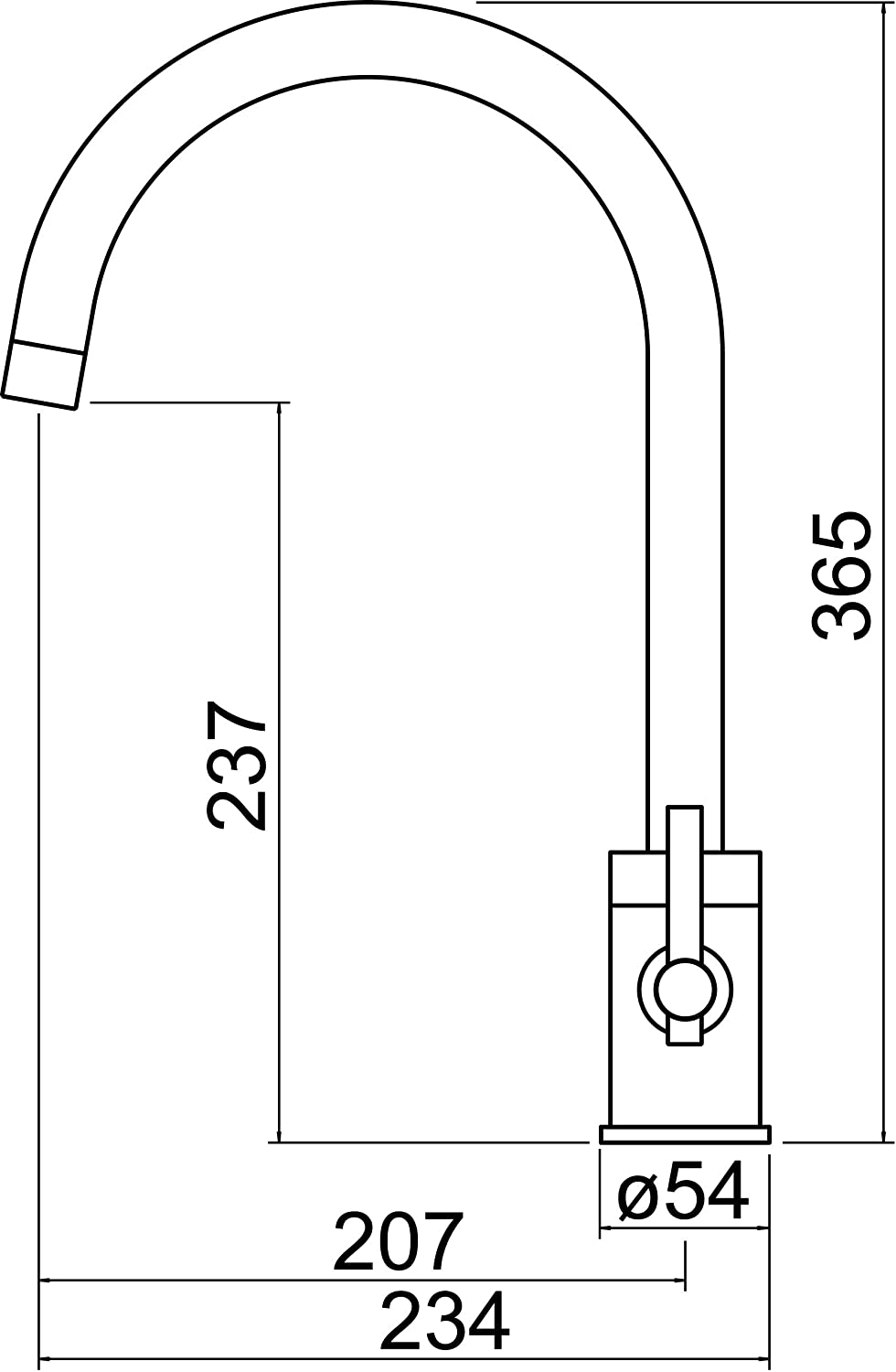 Trisen Avara TK012 Two Handle Kitchen Sink Mixer