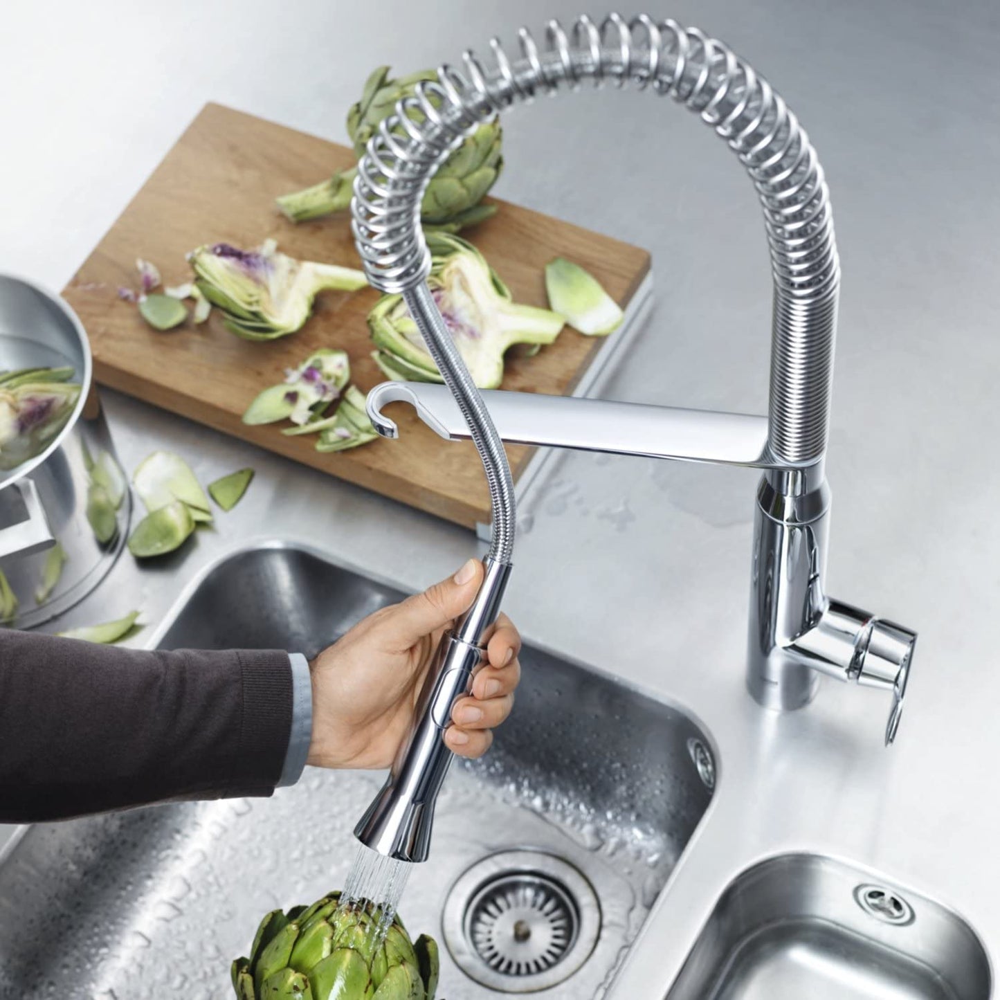 GROHE 32950000 | K7 Kitchen Tap | Professional Large - chrome