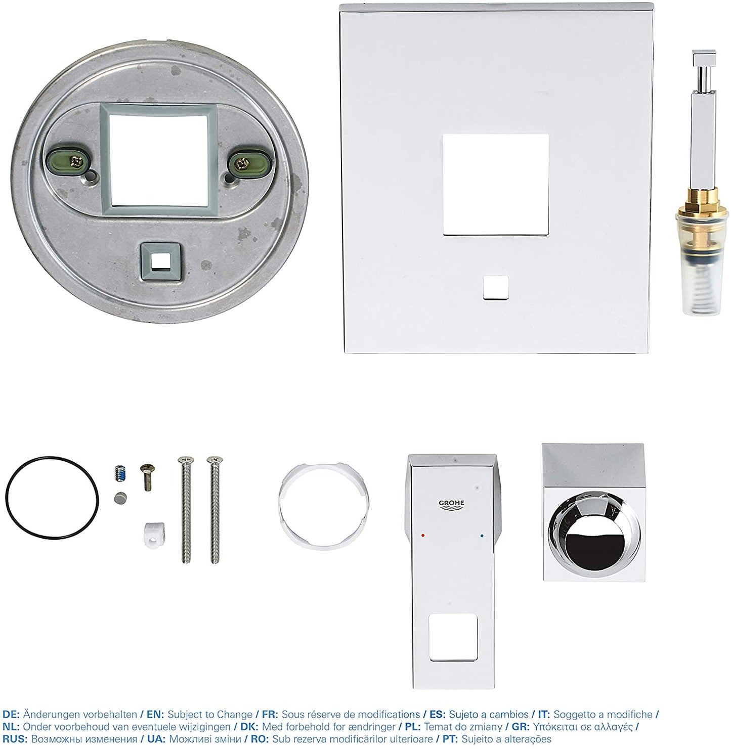 Grohe 19898000 Eurocube Shower Mixing Valve One Nozzle