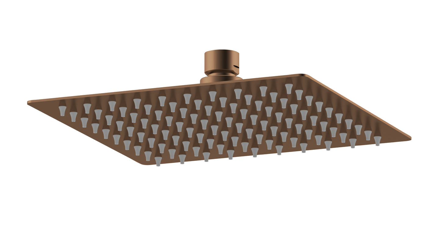 NUIE Square Fixed Head 200mm Diameter