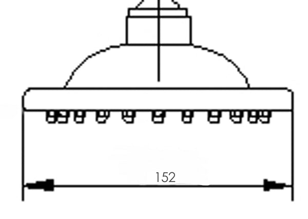 Hudson Reed Fixed Head