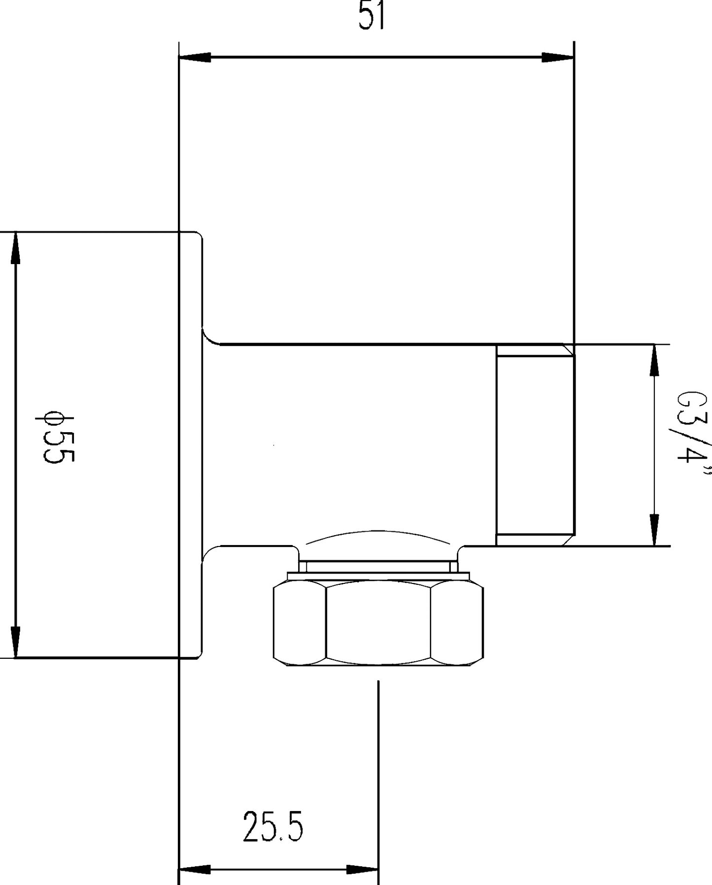 NUIE Backplate Elbow Unions