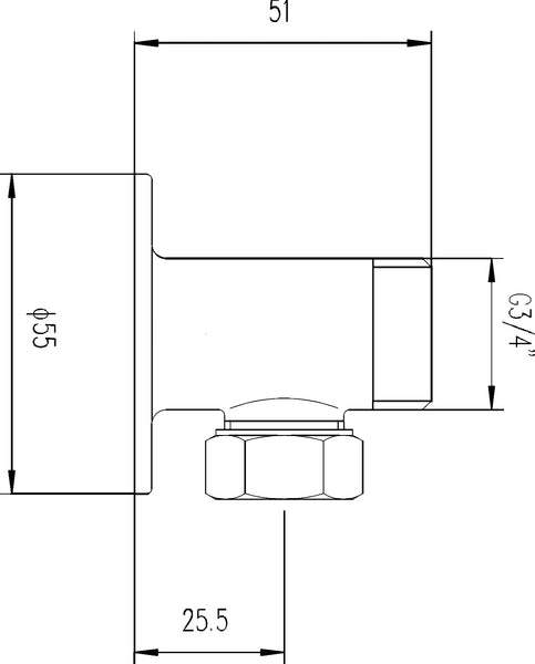 NUIE Backplate Elbow Unions