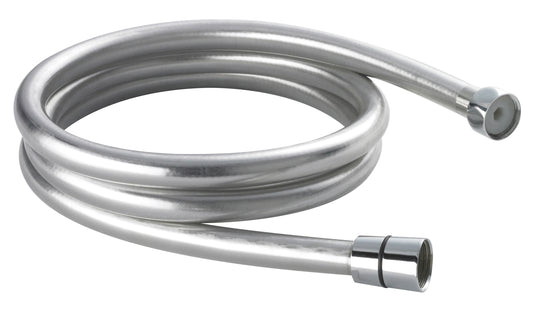 NUIE Smooth Silver Shower Flex