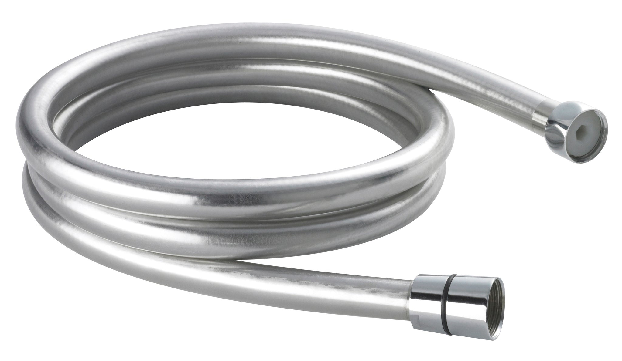 NUIE Smooth Silver Shower Flex