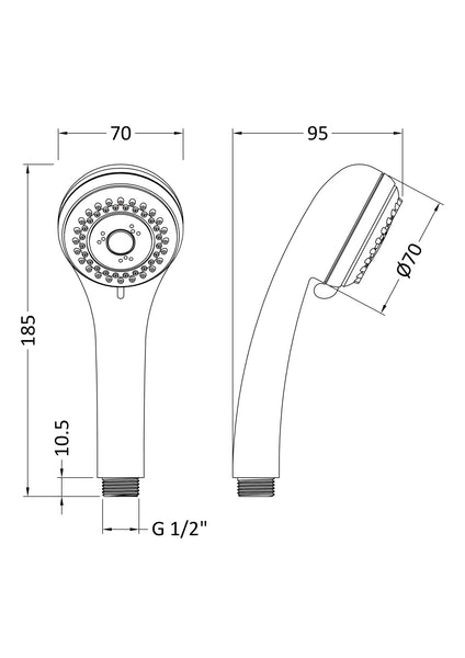 NUIE Three Function Handset