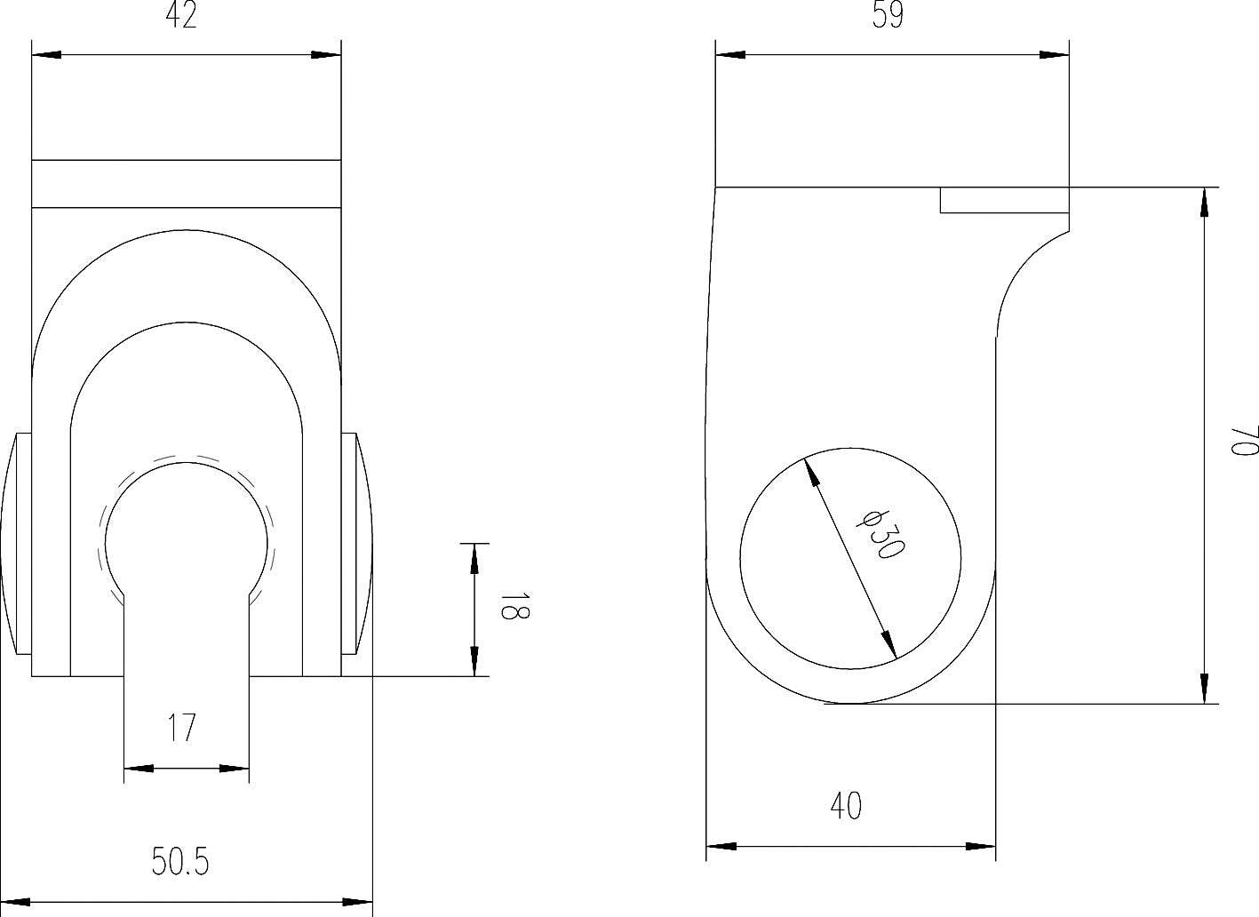 NUIE Wall Bracket