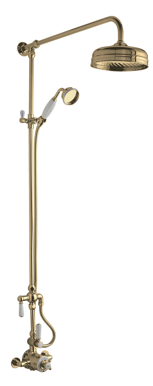 Hudson Reed Wall Mounted Thermostatic Shower Valve & Kit