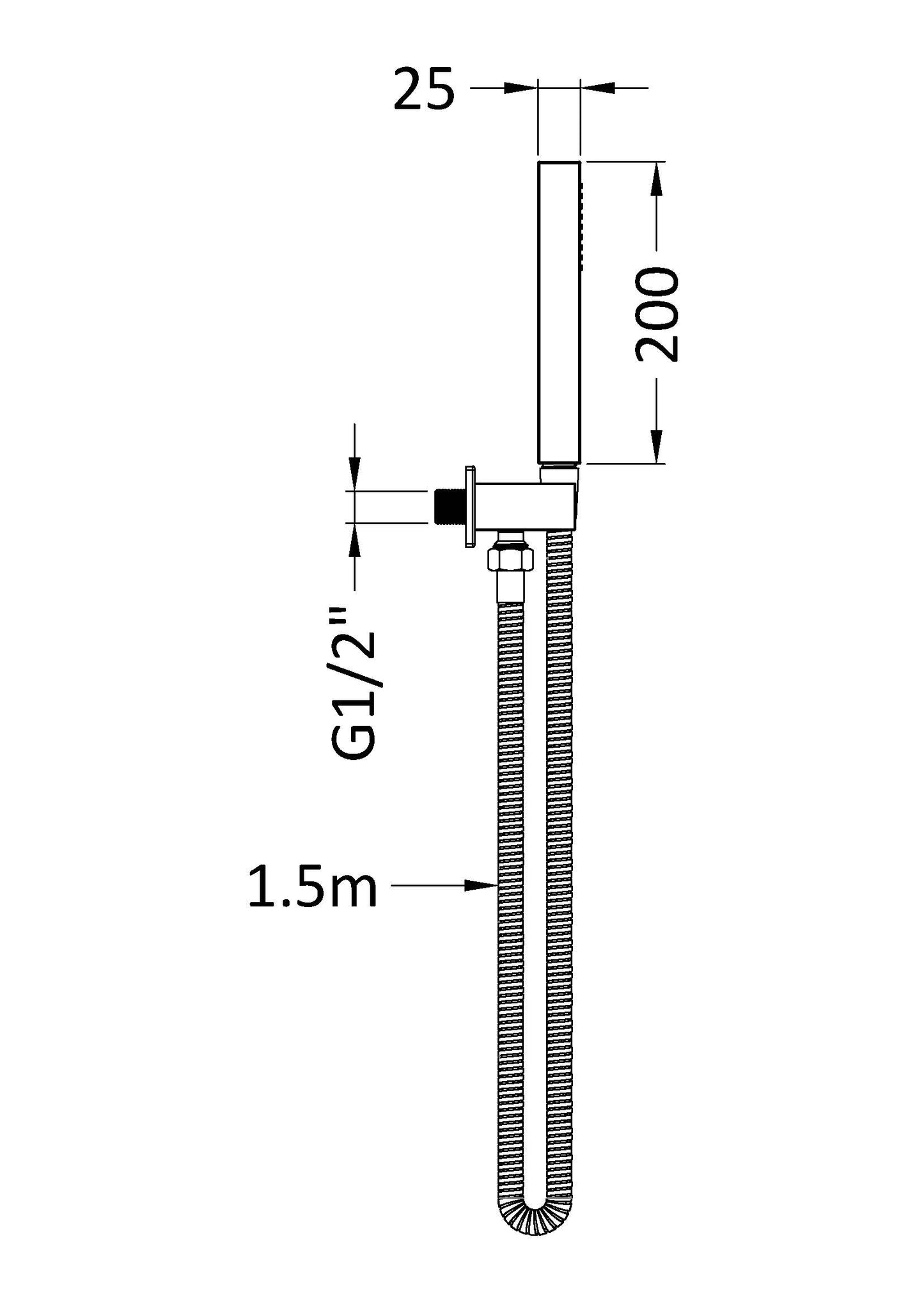NUIE Outlet Elbow, Parking Bracket, Flex and Handset