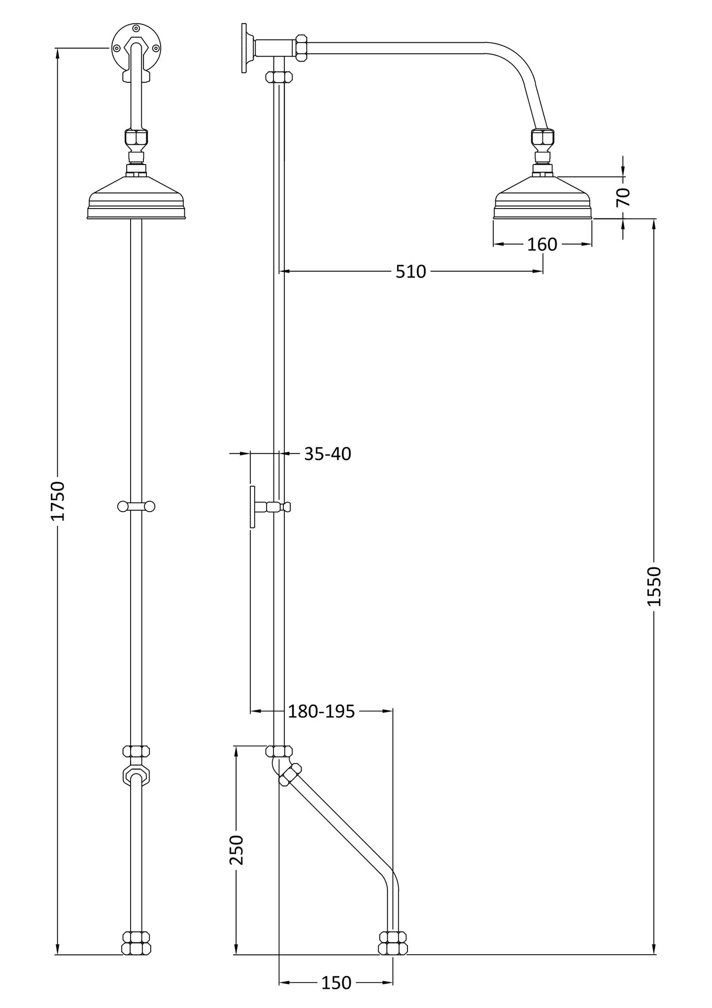 NUIE Rigid Riser Kit
