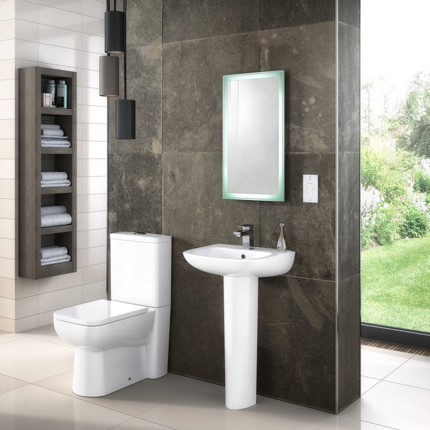NUIE 450mm Basin & Pedestal