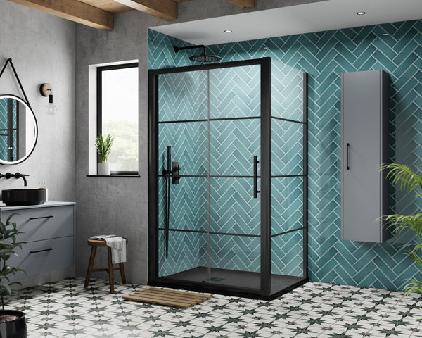 Hudson Reed 1400mm Sliding Shower Door