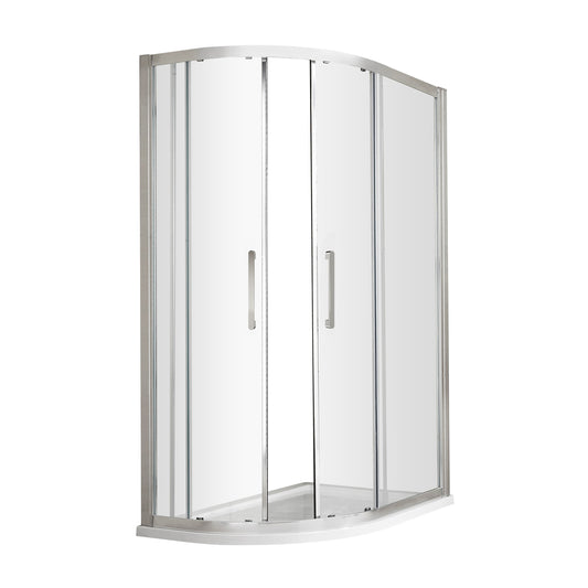 Hudson Reed Apex 1000 x 800mm Offset Quadrant