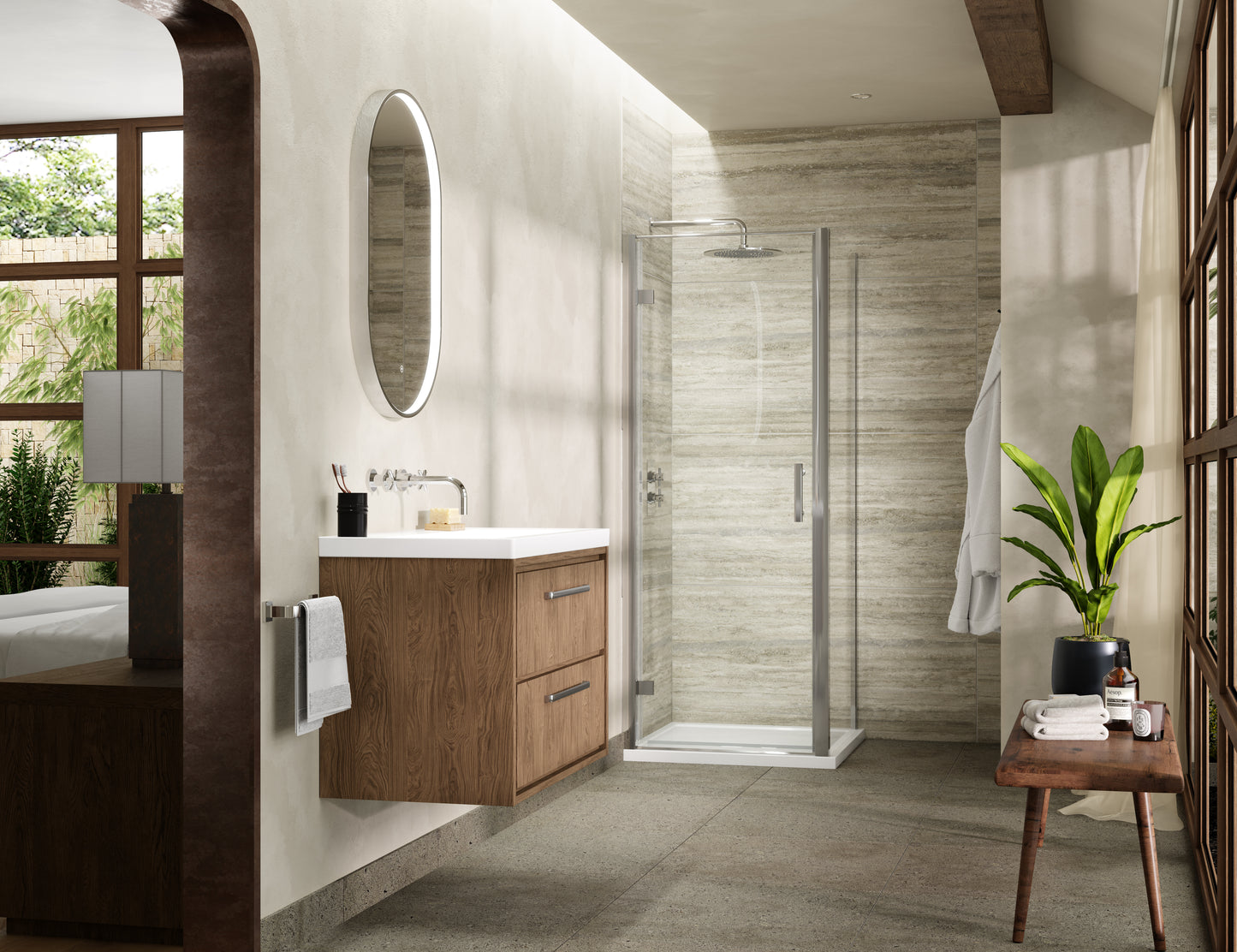 Hudson Reed Pacific 800mm Side Panel