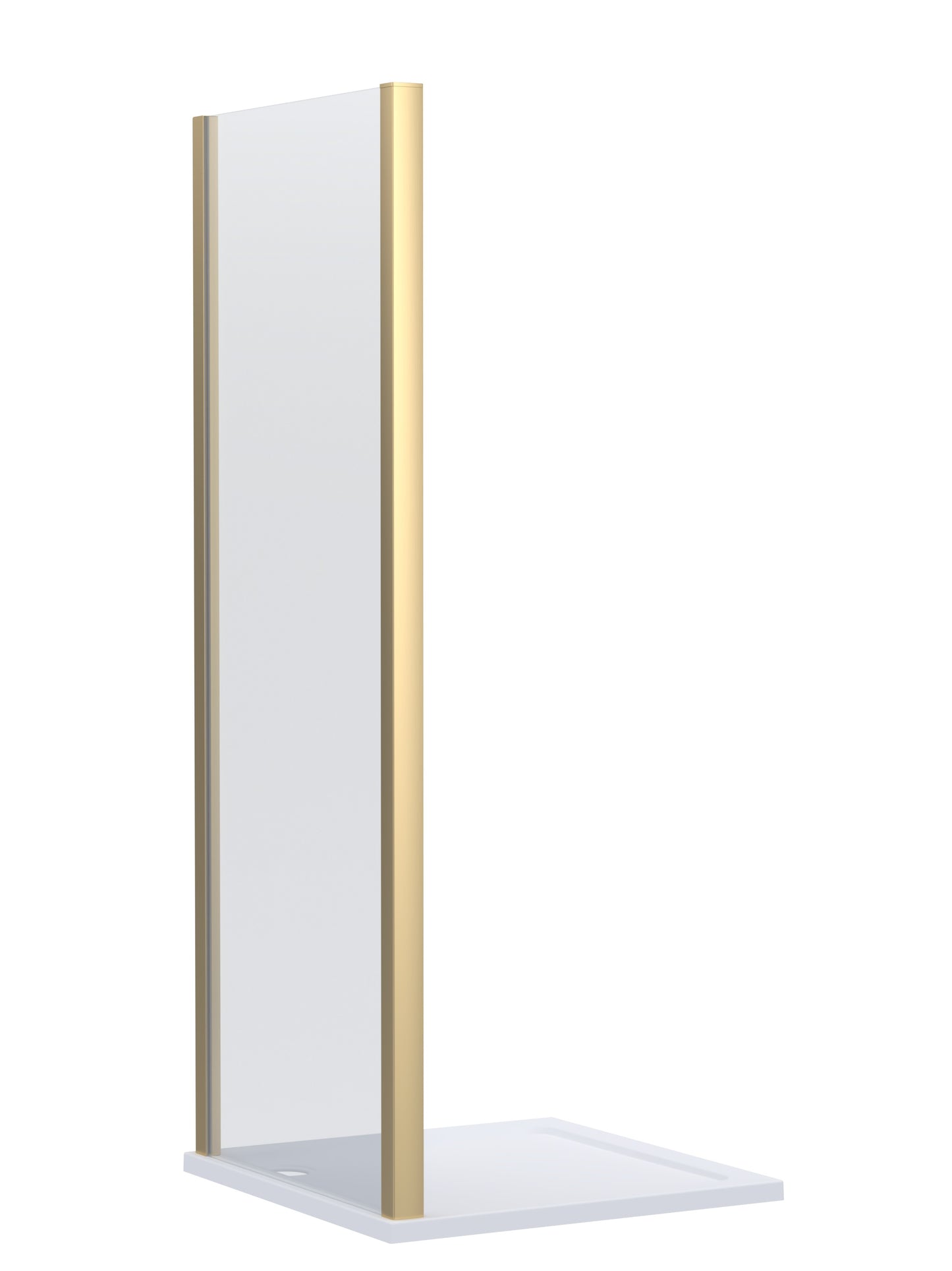 NUIE 800mm Side panel - Brushed Brass