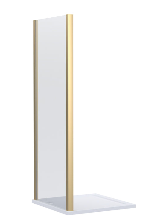 NUIE 800mm Side panel - Brushed Brass