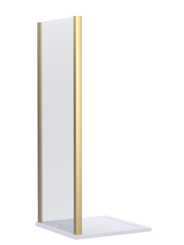 NUIE 900mm Side panel - Brushed Brass