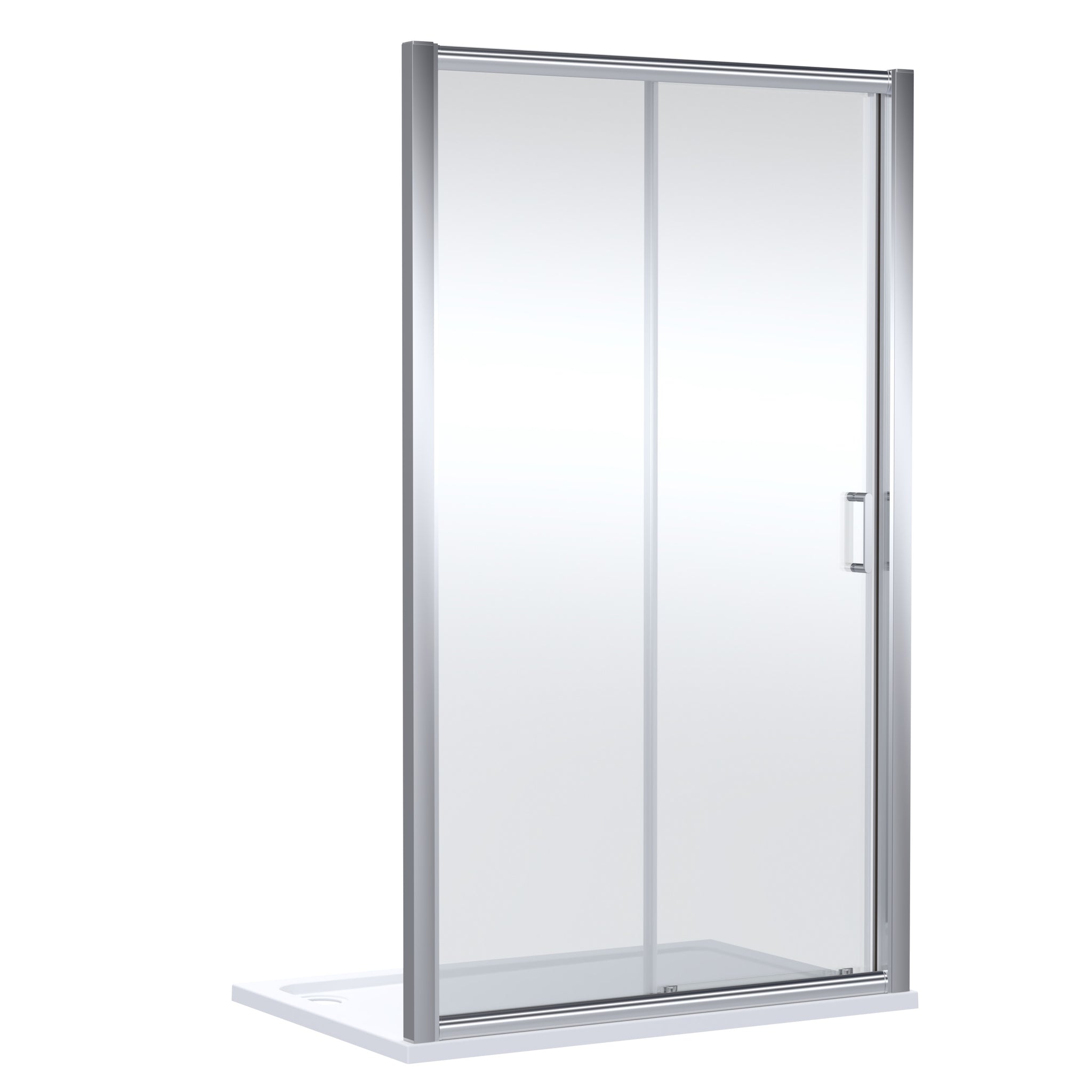 NUIE 1200mm Sliding Shower Door - Chrome